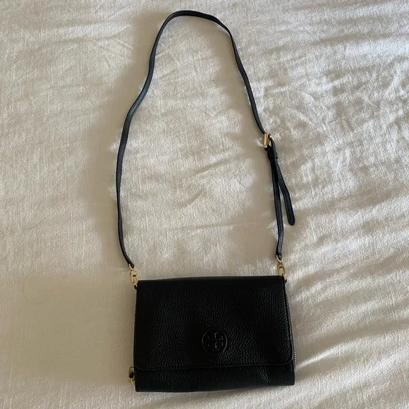 Tory Burch Black Leather Crossbody